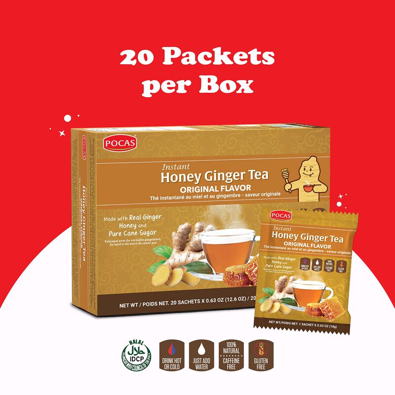 T&eacute; Pocas Miel Y Jengibre - Pack De 2 (20 Sobres... image number null