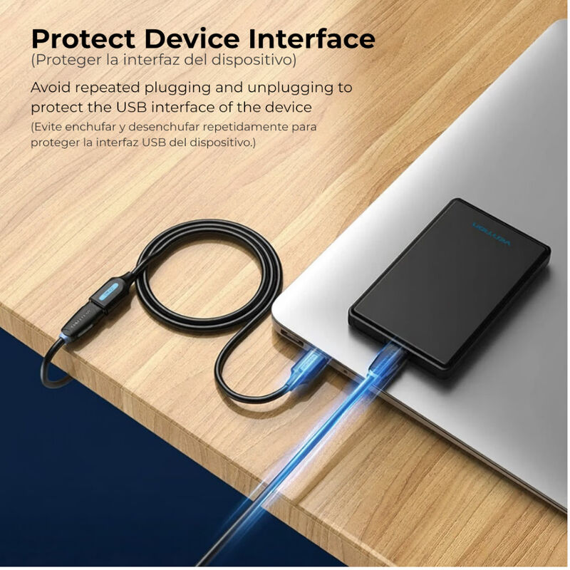 Extensi&oacute;n Cable USB 3.0 VENTION CBHBD 50 Cm Mac... image number null