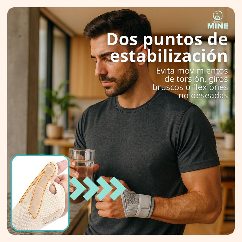 Mu&ntilde;equera Estabilizadora para Dedo Pulgar con D... image number null