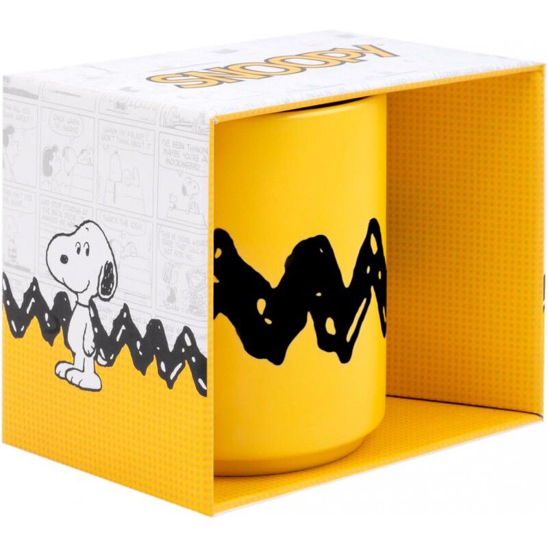 Taza Charlie Brown Snoopy Cer&aacute;mica 320 mls image number null