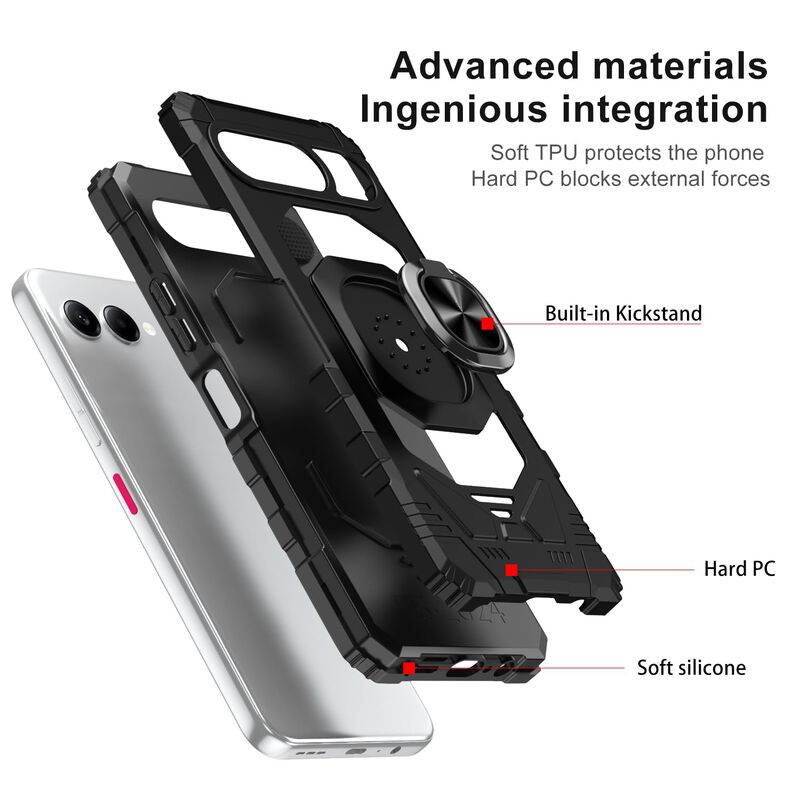 Funda Para Celular Mocotto Revvl 8 Con Soporte ... image number null