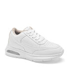 Audaz Tenis Escolar De Piel Para Mujer Blanco Cod 113835-3