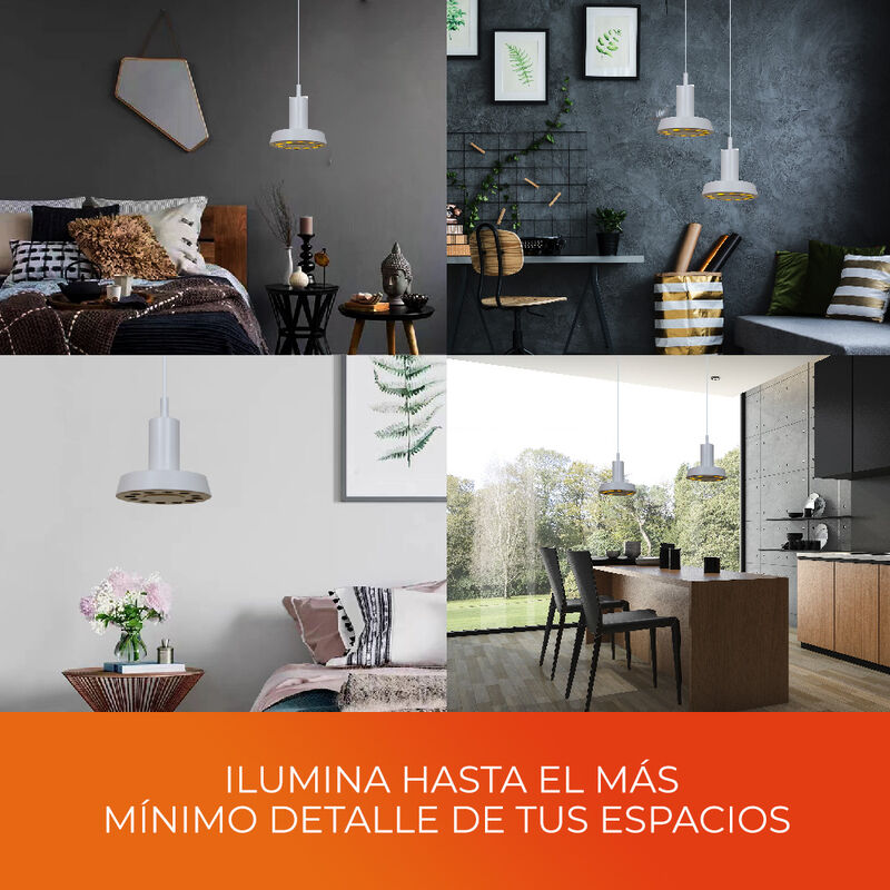 L&aacute;mpara Colgante LED de Metal 1.50 m de Altura,... image number null