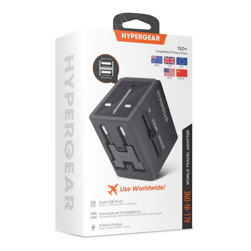 Adaptador cargador de Viaje HYPERGEAR Clavija U... image number null
