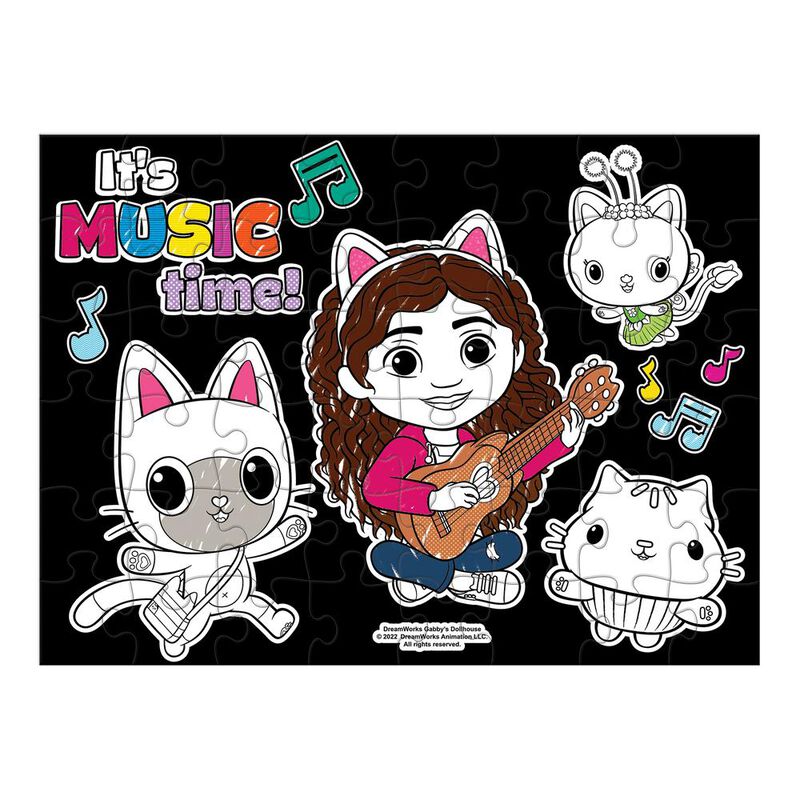 Rompecabezas Gabby's Dollhouse para colorear 24... image number null