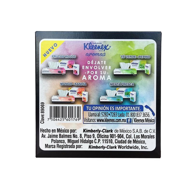 Pa&ntilde;uelos Kleenex Brand Con 60 Pzs - 1 Caja image number null