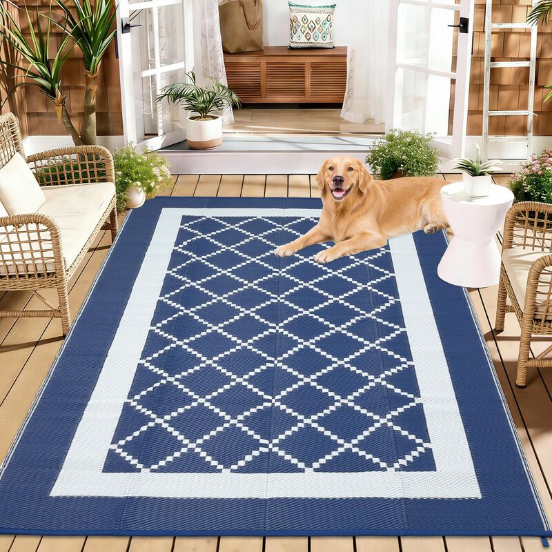 Alfombra Milleloom 274 cm x 366 cm Azul Marino ... image number null