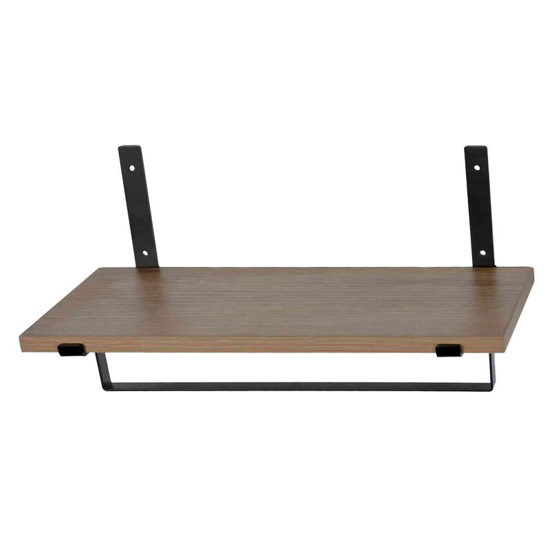 Set 4 Repisas Madera Flotantes Modernas Industr... image number null