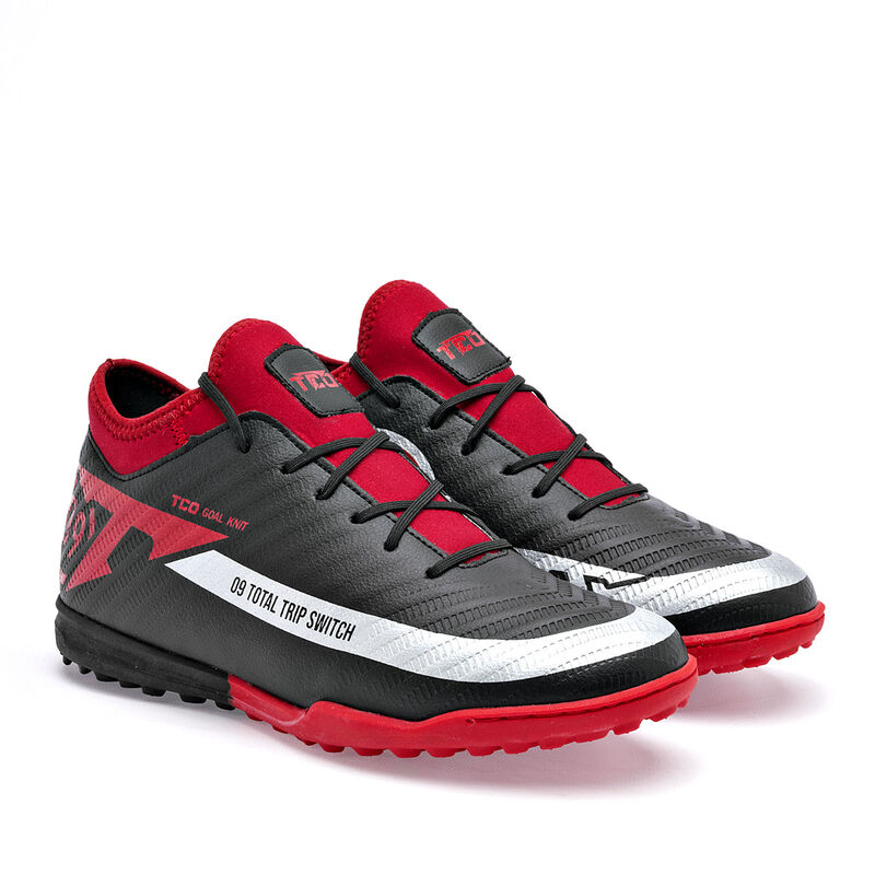 Trucco Tenis deportivo para joven. Negro rojo image number null