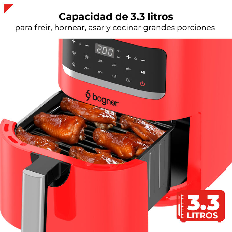 Bogner Freidora De Aire Alta Velocidad 3.3 L Ba... image number null