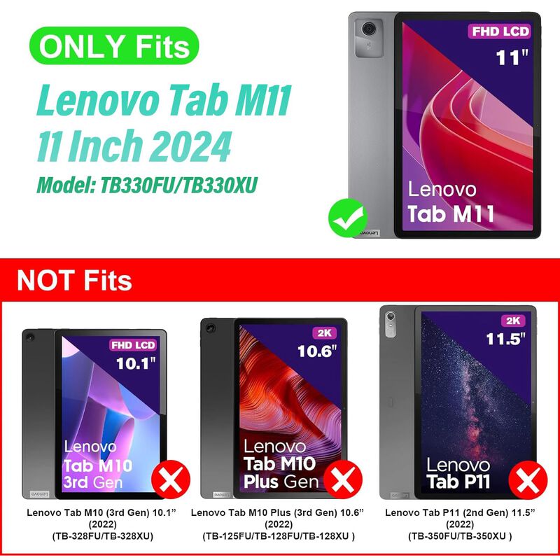 Funda Con Teclado T&aacute;ctil Ldsoyia Para Lenovo Ta... image number null