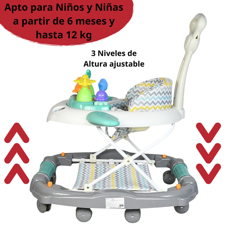 Andadera para Beb&eacute; Mecedora con Luces Bast&oacute;n Di... image number null