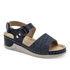 Mora Confort Sandalia para mujer marino