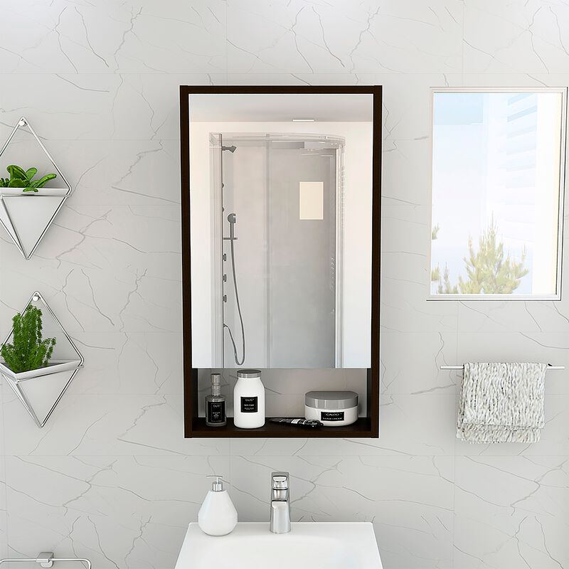 Gabinete Para Ba&ntilde;o Con Espejo Modelo Mariana Co... image number null