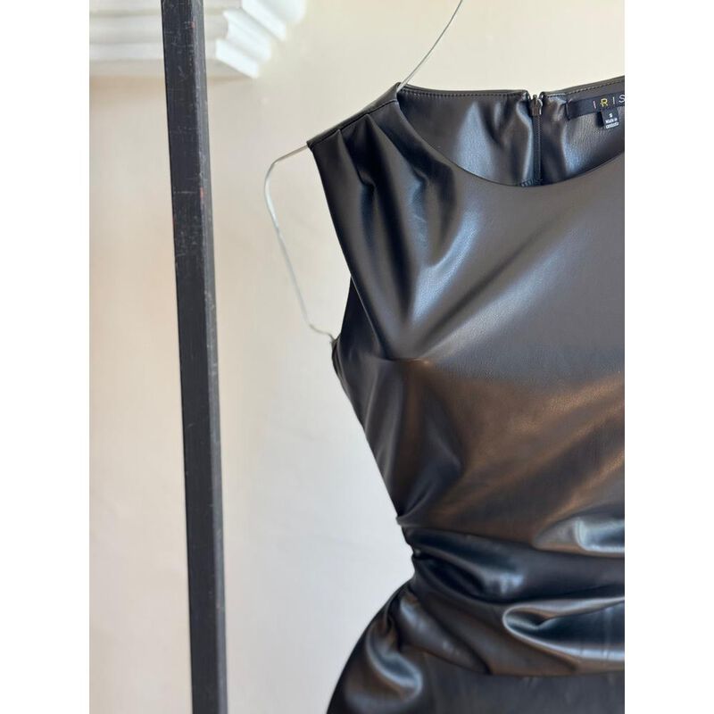 Vestido Cuello alto Vinipiel image number null