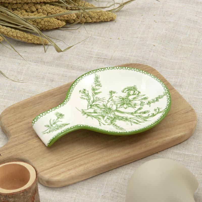 Reposacucharas Bico 14 cm Verde Toile De Jouy image number null