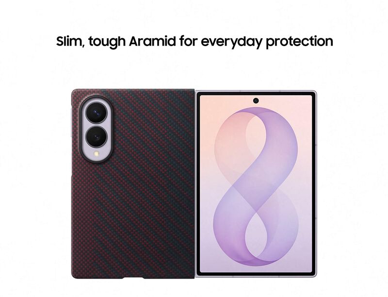 Funda Oficial Samsung Galaxy Z Fold8 De Fibra D... image number null