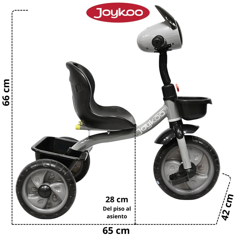 Triciclo para Ni&ntilde;os Torreta con Luz y Sonido Ru... image number null