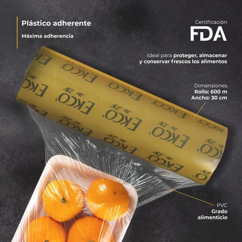 Plástico Adherente Ekco 93631 600M X 30CM SYP-1 image number null