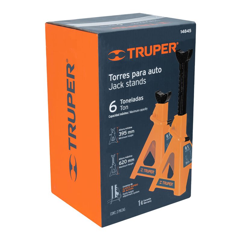 Caja con 2 Torres de 6 Ton para Auto Truper image number null