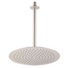 Regadera Sat&iacute;n 12' Plato Redondo delgado con Brazo Riviera