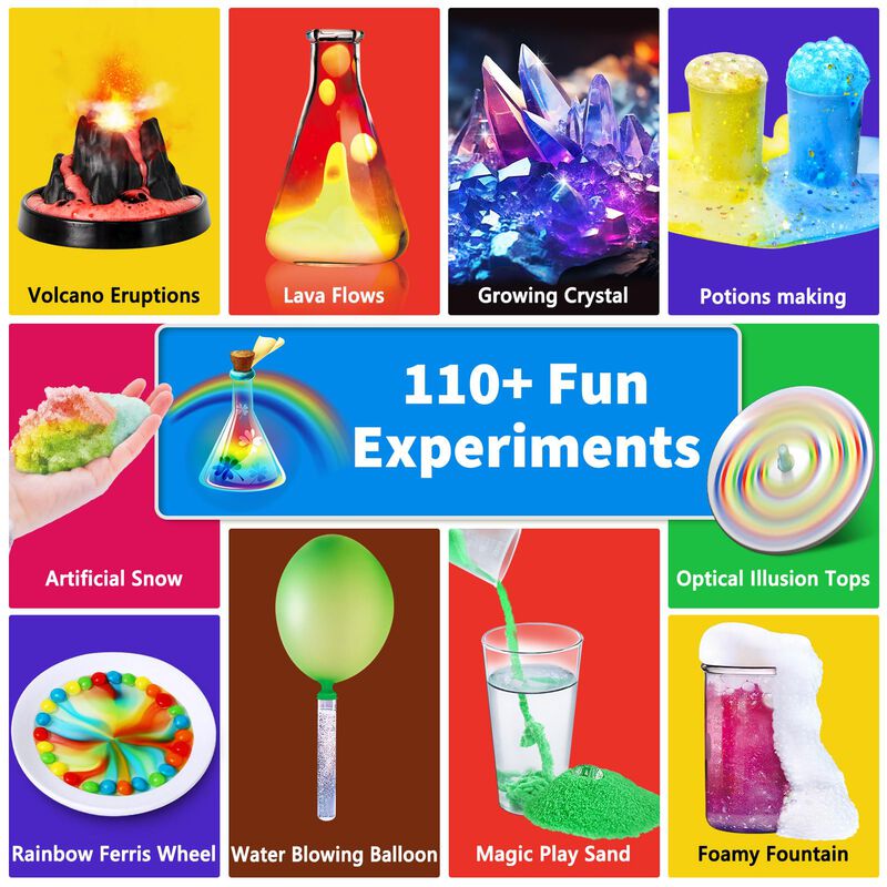 Kit De Experimentos Cient&iacute;ficos Jopsheen 110+ P... image number null