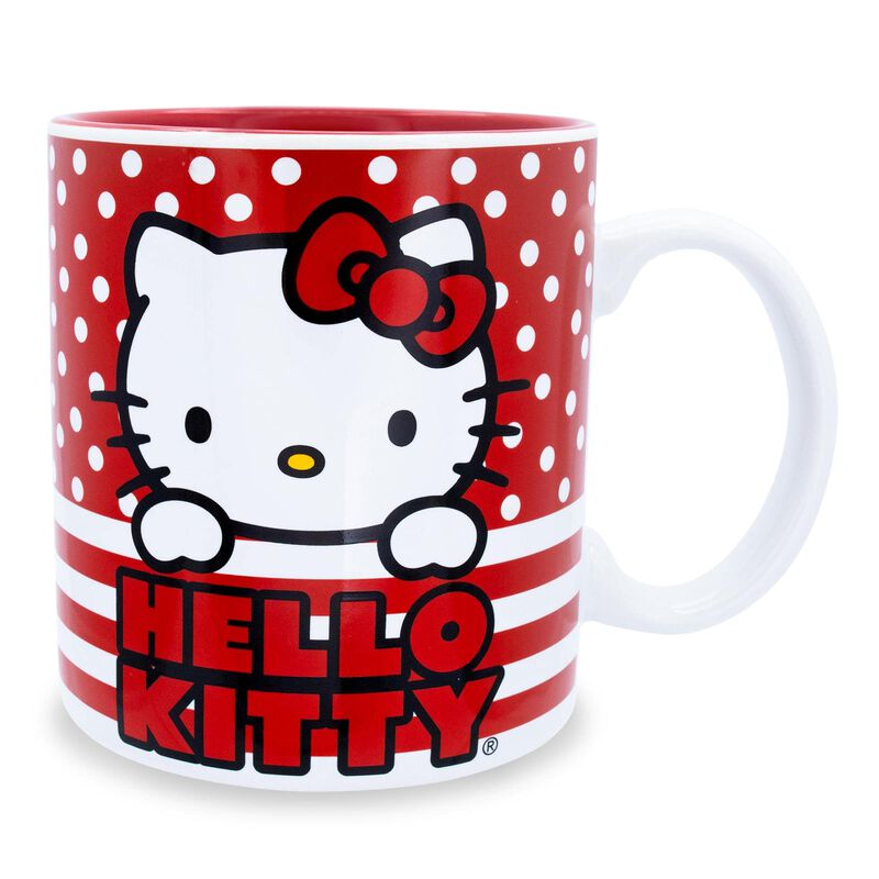 Taza Plateada Buffalo Hello Kitty Con Lunares Y... image number null