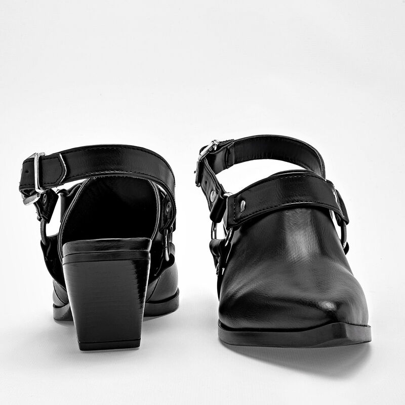 Moramora Bota con peluche para mujer negro image number null