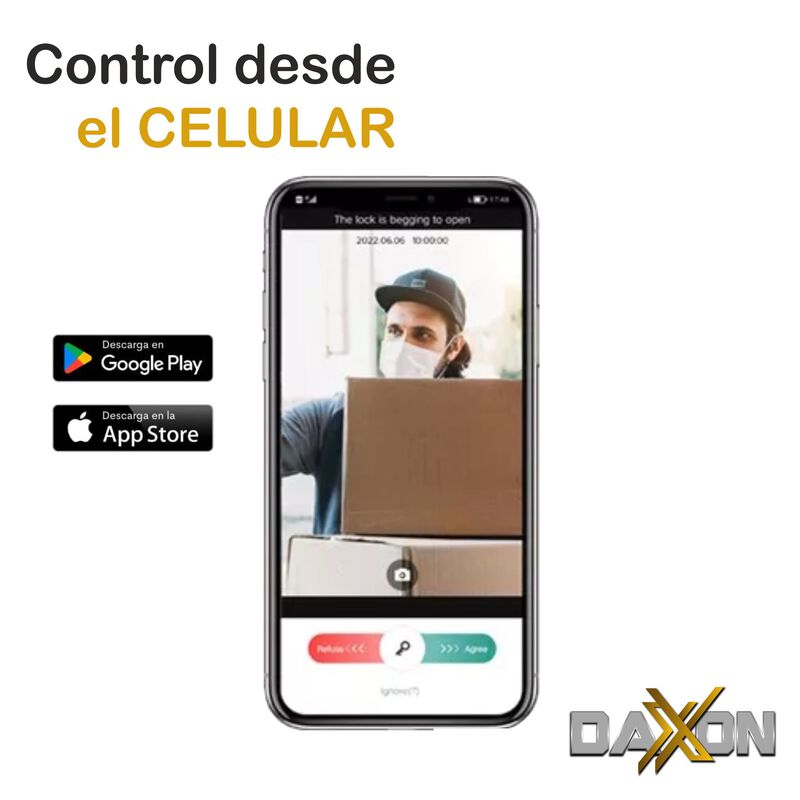 Cerradura Chapa Inteligente B44 PRO Wifi Huella... image number null