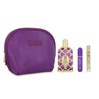 Set Orientica Luxury Collection Velvet Gold 4Pzs Fragancia 80Ml Edp Spray/ Perfumero Rellenable / Bolso De Dama/ 7.5Ml Edp
