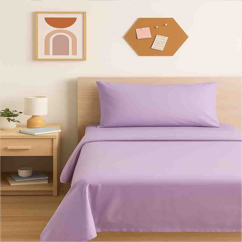 Juego de S&aacute;banas Tacto Algod&oacute;n Suaves y Durader... image number null