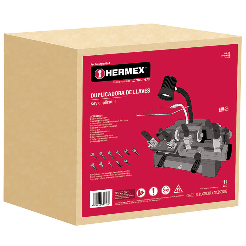 Duplicadora de 10 Tipos de Llaves Tipo Torno He... image number null