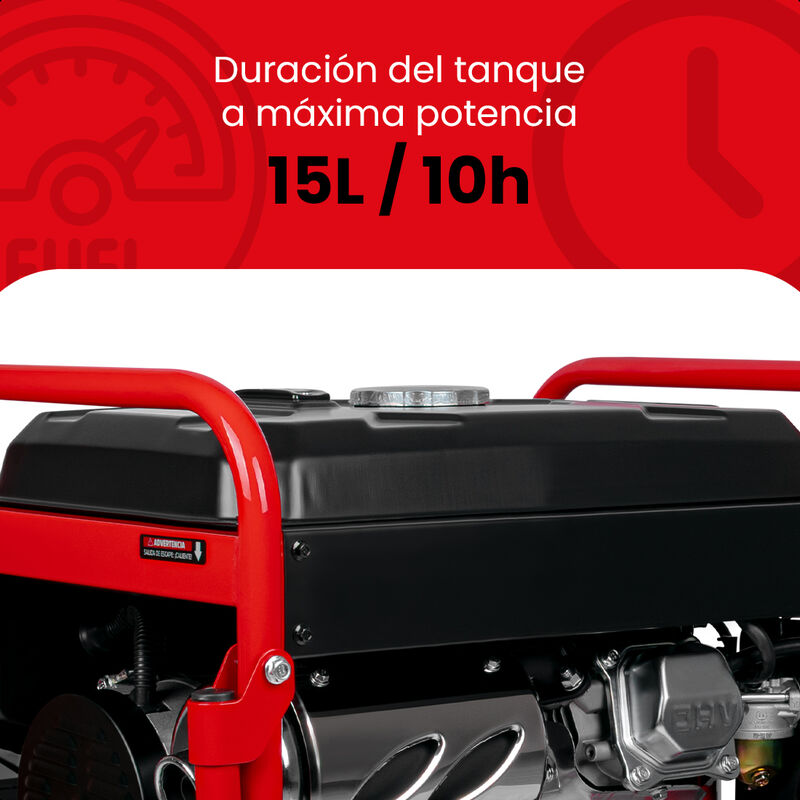 Energizer Generador a gasolina 3kW 208cc 15L GE... image number null