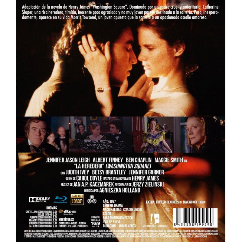 La Heredera [blu-ray] (1997) Washington Square image number null