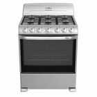 Estufa Piso 76 Cm 6 Quemadores Horno Termocontrol Gris Mabe