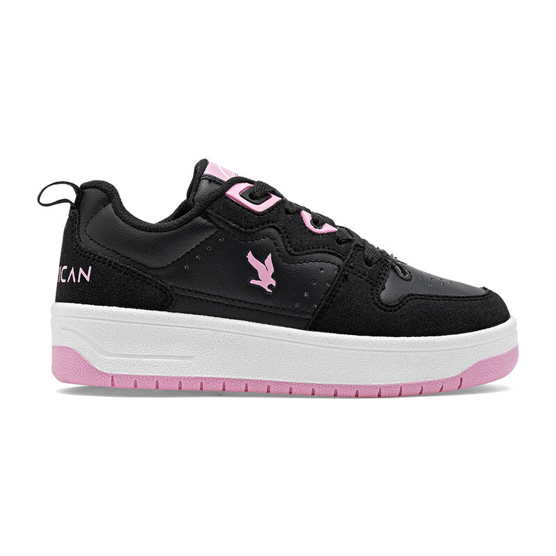 American Fire Tenis Urbano Negro Para Ni&ntilde;a 1465... image number null