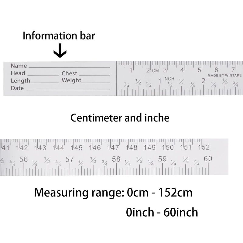 Cinta M&eacute;trica Descartable Win Tape 152 cm 100 u... image number null