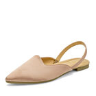 Sexy Girl Balerina Destalonada Para Mujer Beige Satin Cod 126139-e