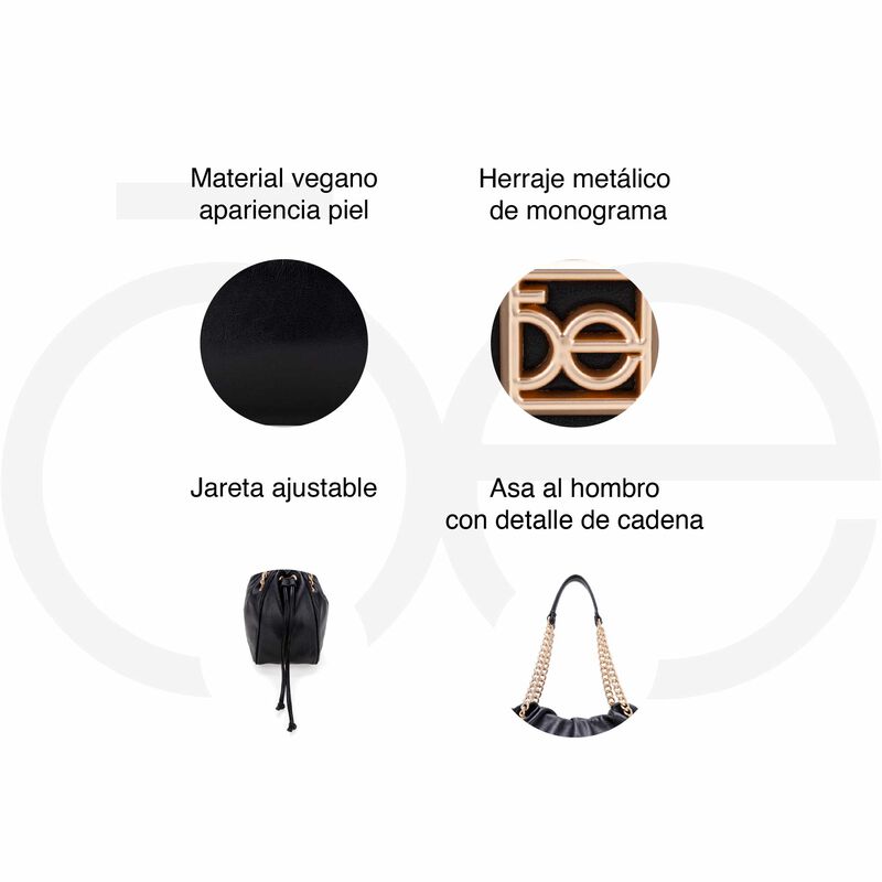 Bolsa Drawstring Grande Con Herraje De Monogram... image number null