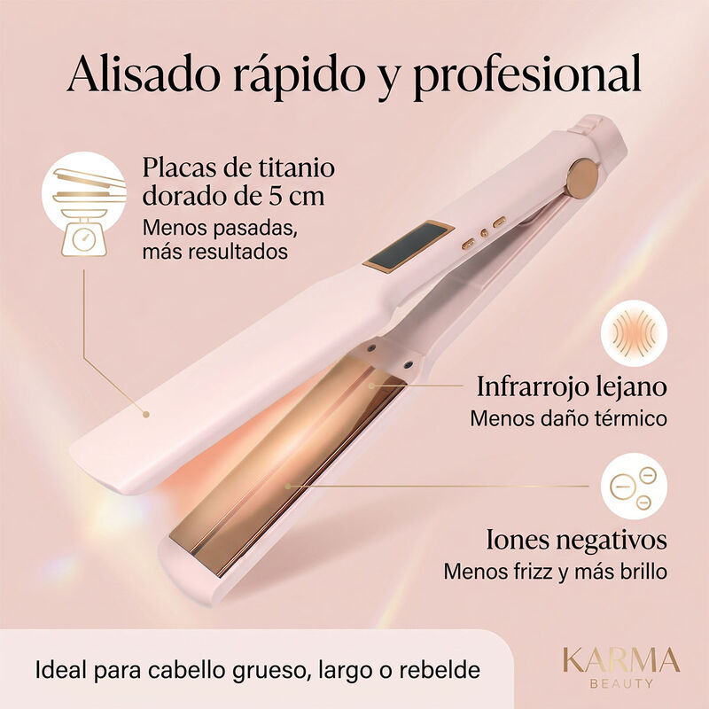 Plancha Infrarroja Karma Beauty Sea La Vie 2 Ti... image number null