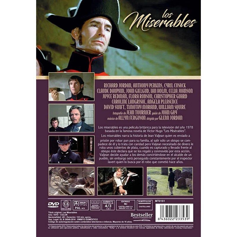 Los Miserables [dvd] (1978) image number null