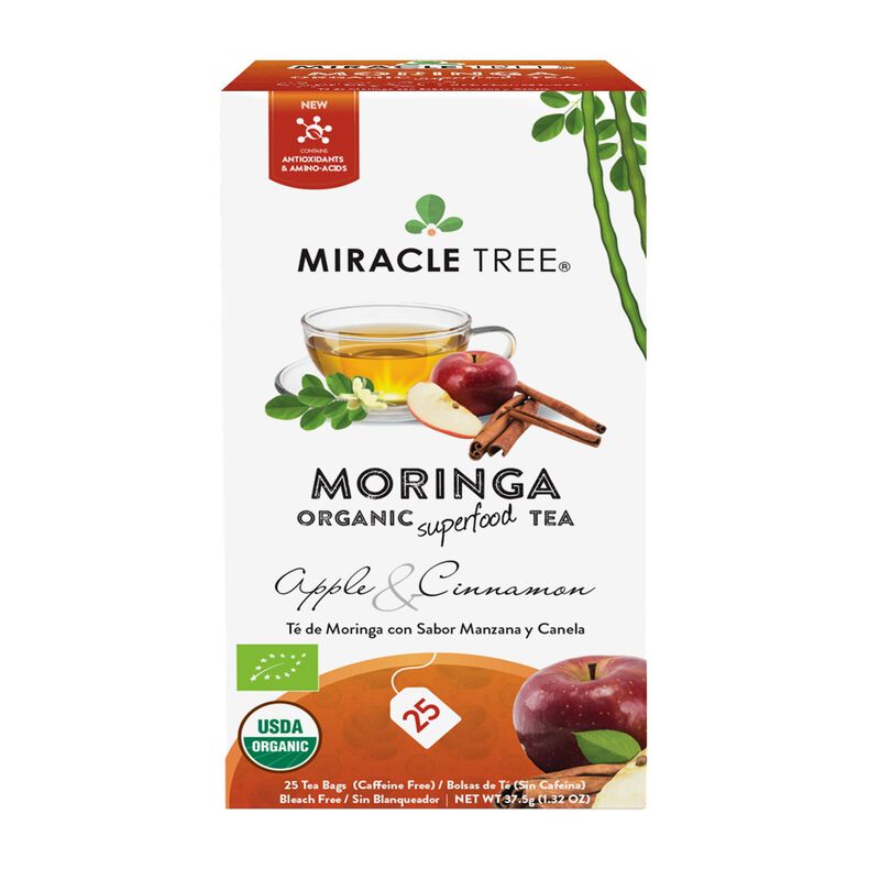 T&eacute; Miracle Tree Manzana Y Canela 25 Bolsas Sin ... image number null