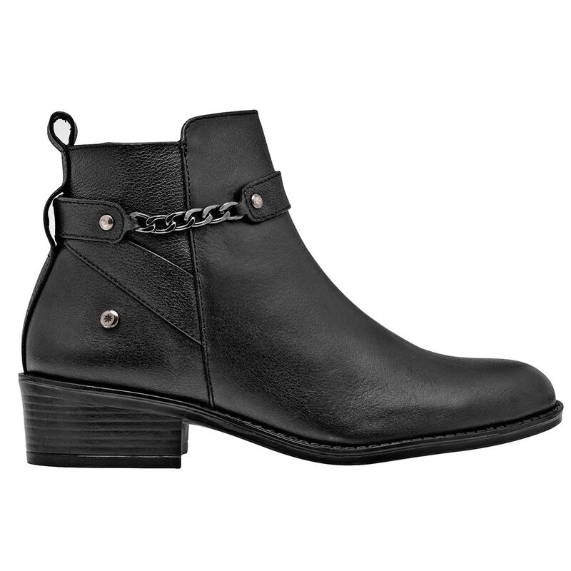 Moramora Bot&iacute;n para mujer negro image number null