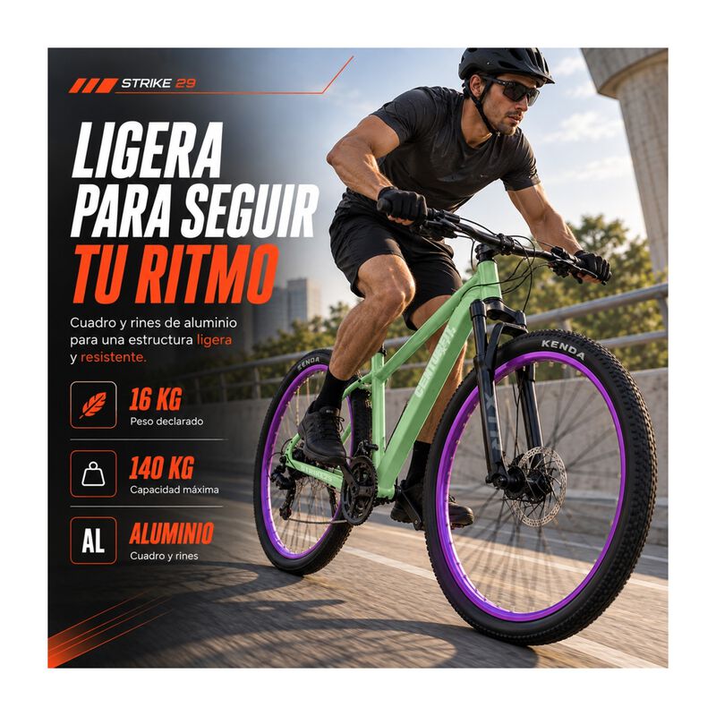 Centurfit Bicicleta Monta&ntilde;a Rodada 29 Freno Dis... image number null