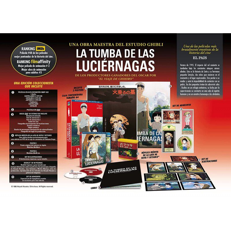 La Tumba De Las Luci&eacute;rnagas. Edici&oacute;n Coleccioni... image number null