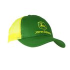 Gorra De B&eacute;isbol Con Logotipo Bordado De John Deere, Parte Trasera De Malla, Amarilla