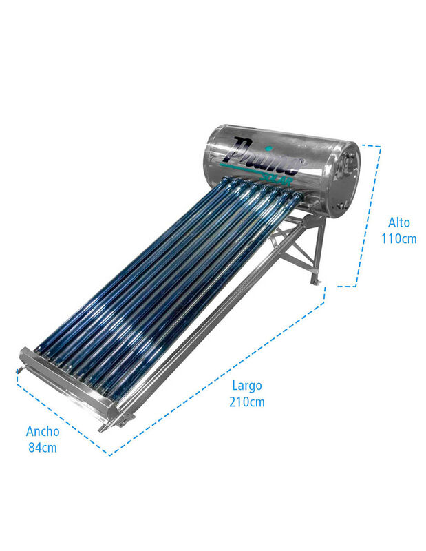 Calentador Solar 8 tubos IUSA 100 L image number null