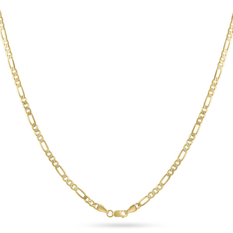 Cadena De Oro Amarillo 14K 3X1 (50Cm - 3.15Mm A... image number null