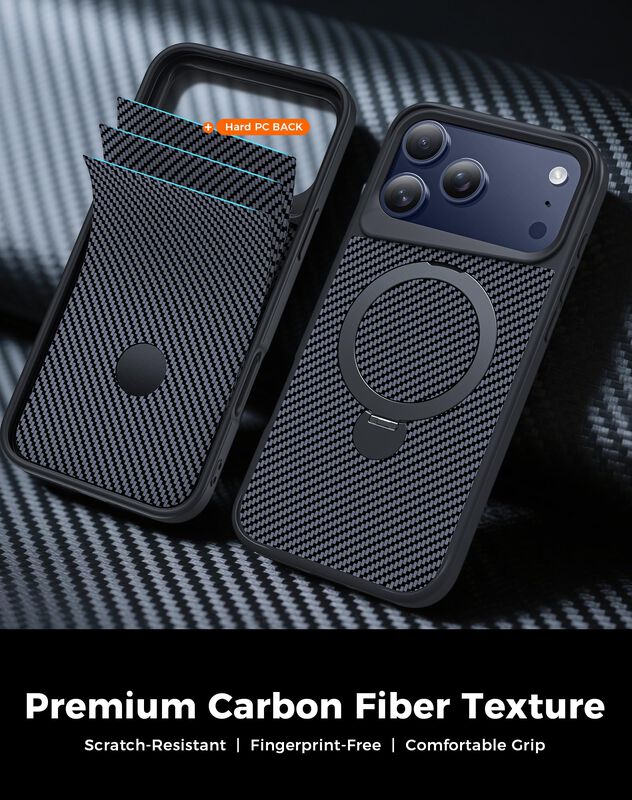 Funda Enlafavo Para Iphone 17 Pro Max Negra Con... image number null