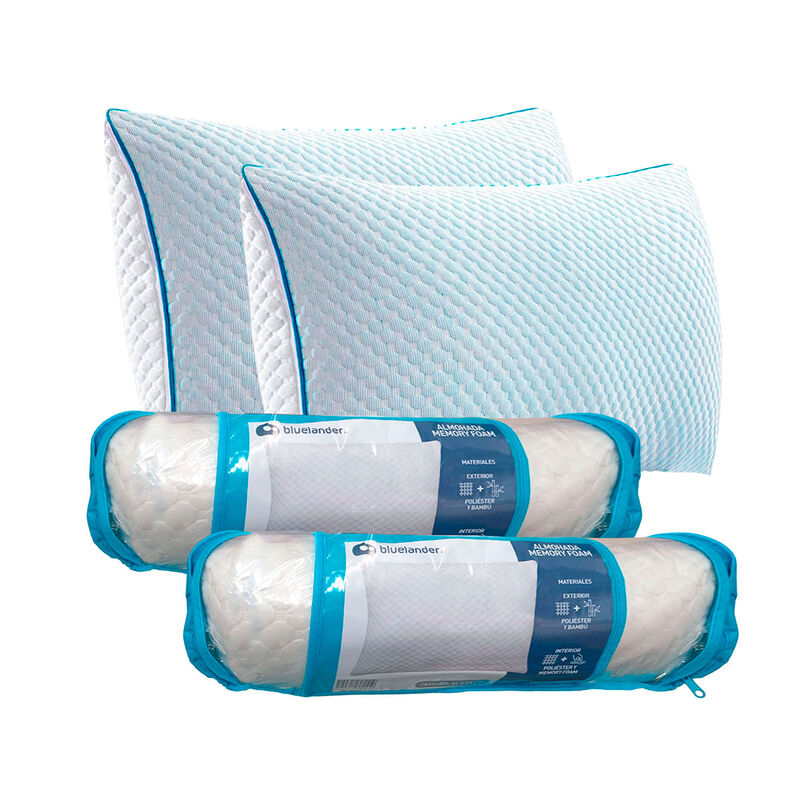 Almohadas Memory Foam 2 pzs de 60 * 45 cm Bluel... image number null